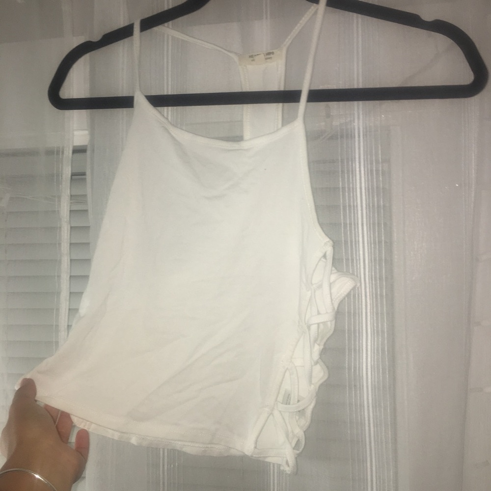 White Crop Top